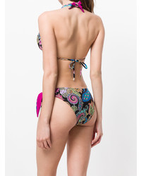mehrfarbiges Bikinioberteil mit Paisley-Muster von Etro