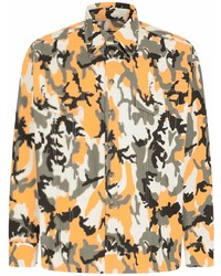 mehrfarbiges Camouflage Langarmhemd von Dolce & Gabbana