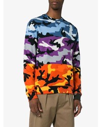 mehrfarbiges Camouflage Sweatshirt von Valentino