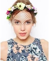 mehrfarbiges Haarband mit Blumenmuster von Asos