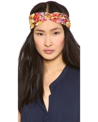 mehrfarbiges Haarband mit Blumenmuster von Eugenia Kim