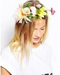 mehrfarbiges Haarband mit Blumenmuster von Johnny Loves Rosie
