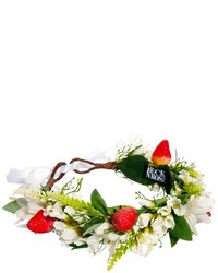 mehrfarbiges Haarband mit Blumenmuster