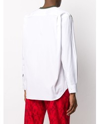 mehrfarbiges horizontal gestreiftes Langarmshirt von Comme Des Garcons SHIRT