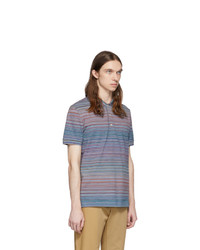 mehrfarbiges horizontal gestreiftes Polohemd von Missoni