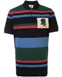 mehrfarbiges horizontal gestreiftes Polohemd von Kent & Curwen