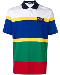 mehrfarbiges horizontal gestreiftes Polohemd von Polo Ralph Lauren