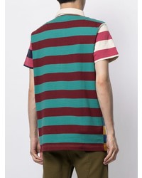 mehrfarbiges horizontal gestreiftes Polohemd von Kent & Curwen