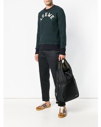 mehrfarbiges horizontal gestreiftes Sweatshirt von Loewe