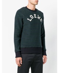 mehrfarbiges horizontal gestreiftes Sweatshirt von Loewe