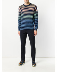 mehrfarbiges horizontal gestreiftes Sweatshirt von Ps By Paul Smith