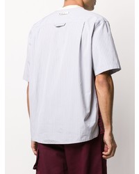 mehrfarbiges horizontal gestreiftes T-Shirt mit einem Rundhalsausschnitt von Marni