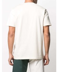 mehrfarbiges horizontal gestreiftes T-Shirt mit einem Rundhalsausschnitt von Marni