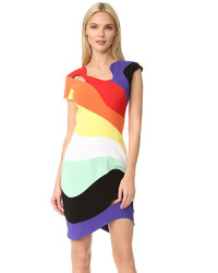 mehrfarbiges Kleid von Thierry Mugler