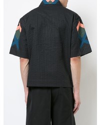 mehrfarbiges Kurzarmhemd mit geometrischem Muster von Craig Green