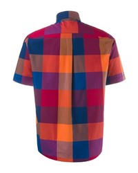mehrfarbiges Kurzarmhemd mit Karomuster von JP1880