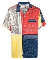mehrfarbiges Kurzarmhemd mit Paisley-Muster von Levi's