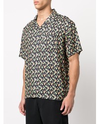 mehrfarbiges Kurzarmhemd mit Paisley-Muster von Stussy