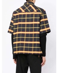 mehrfarbiges Kurzarmhemd mit Schottenmuster von Givenchy