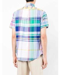 mehrfarbiges Kurzarmhemd mit Schottenmuster von Polo Ralph Lauren