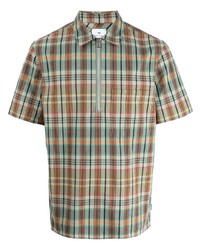 mehrfarbiges Kurzarmhemd mit Schottenmuster von PS Paul Smith