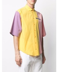 mehrfarbiges Kurzarmhemd von Moschino