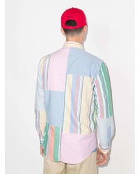 mehrfarbiges Langarmhemd mit Flicken von Polo Ralph Lauren