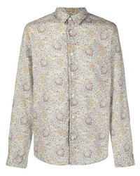 mehrfarbiges Langarmhemd mit Paisley-Muster von A.P.C.