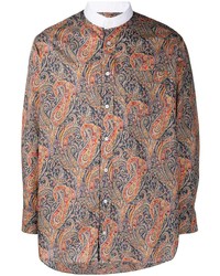 mehrfarbiges Langarmhemd mit Paisley-Muster von MACKINTOSH