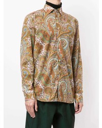 mehrfarbiges Langarmhemd mit Paisley-Muster von Etro