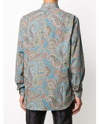 mehrfarbiges Langarmhemd mit Paisley-Muster von Etro