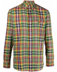 mehrfarbiges Langarmhemd mit Schottenmuster von Etro