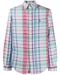 mehrfarbiges Langarmhemd mit Schottenmuster von Polo Ralph Lauren