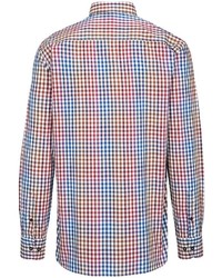 mehrfarbiges Langarmhemd mit Vichy-Muster von COMMANDER