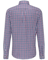 mehrfarbiges Langarmhemd mit Vichy-Muster von Fynch Hatton