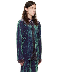 mehrfarbiges Langarmhemd von Anna Sui