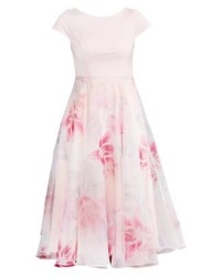 mehrfarbiges Midikleid mit Blumenmuster von Coast