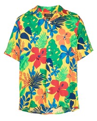 mehrfarbiges Polohemd mit Blumenmuster von Polo Ralph Lauren