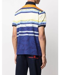 mehrfarbiges Polohemd mit Paisley-Muster von Etro