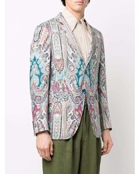 mehrfarbiges Sakko mit Paisley-Muster von Etro