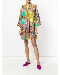 mehrfarbiges Strandkleid mit Paisley-Muster von Etro