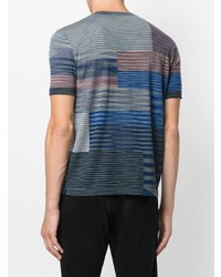 mehrfarbiges Strick T-Shirt mit einem Rundhalsausschnitt von Missoni