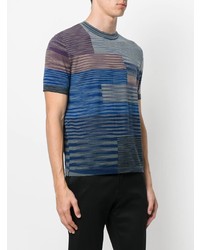 mehrfarbiges Strick T-Shirt mit einem Rundhalsausschnitt von Missoni