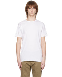 mehrfarbiges Strick T-Shirt mit einem Rundhalsausschnitt von Paul Smith