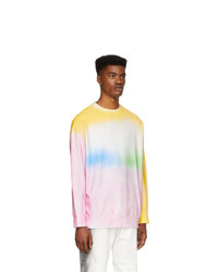 mehrfarbiges Mit Batikmuster Sweatshirt von N. Hoolywood