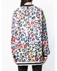 mehrfarbiges Sweatshirt mit Leopardenmuster von NO KA 'OI