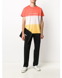 mehrfarbiges Mit Batikmuster T-Shirt mit einem Rundhalsausschnitt von Givenchy