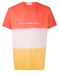 mehrfarbiges Mit Batikmuster T-Shirt mit einem Rundhalsausschnitt von Givenchy