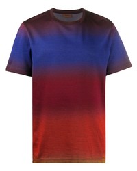 mehrfarbiges Mit Batikmuster T-Shirt mit einem Rundhalsausschnitt von Missoni