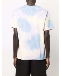 mehrfarbiges Mit Batikmuster T-Shirt mit einem Rundhalsausschnitt von A.P.C.